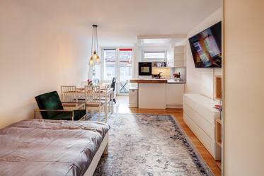 Furnished 1-room apartment with optional parking space