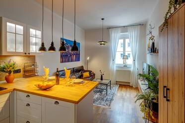 As new furnished apartment in a historic building for rent 