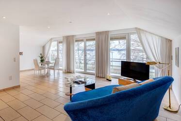 Herrsching at the Ammersee: beautiful lake view