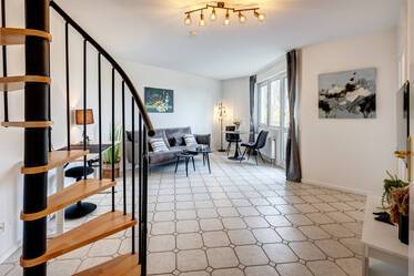 Newly furnished maisonette-apartment in Neuhausen