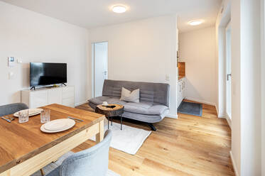Newly furnished apartment with large balcony