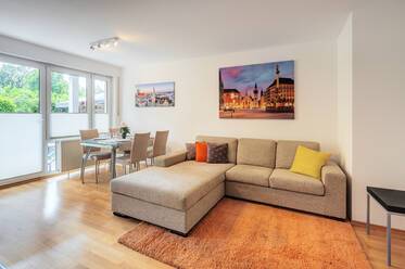 Well-kept apartment with garden in Daglfing for rent