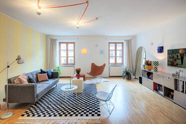 Unique apartment with a coherent interior concept 