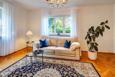 Apartment with garden and idyllic terrace for rent