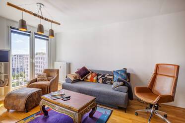 For rent: 2-room apartment with inner courtyard location
