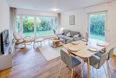 New! Family-friendly apartment with garden for rent