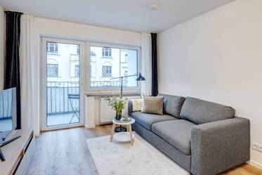 Modern apartment with two balconies in central location