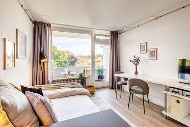Very attractively furnished studio in Schwabing