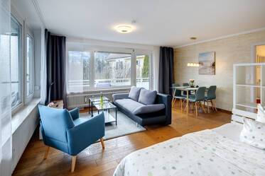 Spacious 1-room apartment with two balconies