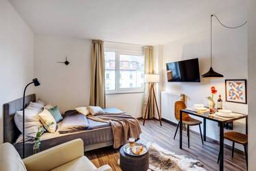 Furnished studio in Schwabing-West