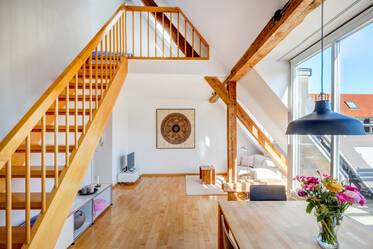 Roof-terrace apartment in prime location in Schwabing