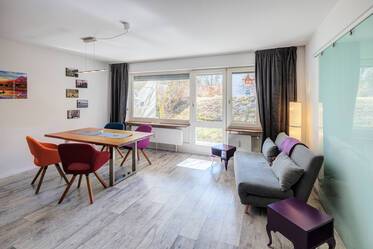 Quiet loft-like apartment with small garden