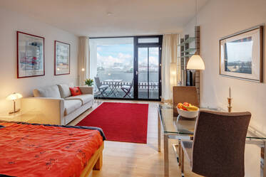 Bright 1-room apartment with balcony near Luitpoldpark