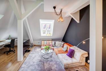 Beautifully furnished roof terrace apartment in Neuhausen