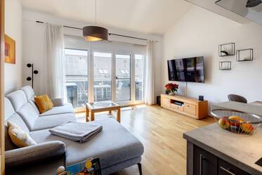 For rnet: charming 3.5-room apartment on two levels