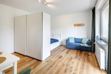 Freshly renovated apartment in rear building
