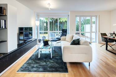 First occupancy in stylish garden apartment
