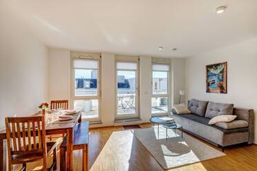 Bright attic apartment with large terrace