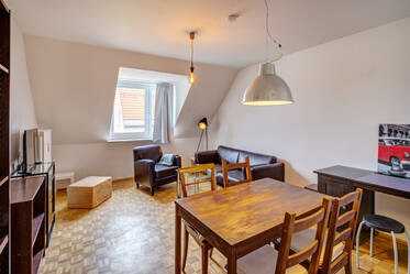 Furnished attic apartment in Giesing