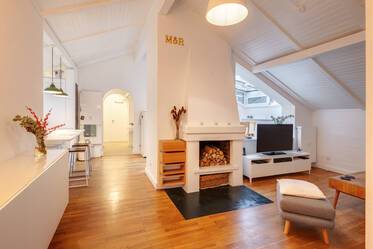 Attic apartment with special ambience