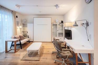 Practical quiet 1-room apartment in Pasing 