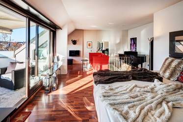 Maisonette apartment with roof-terrace