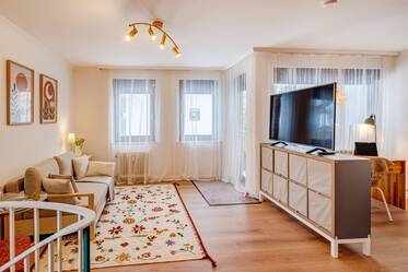 Maisonette apartment with terrace and garden for rent