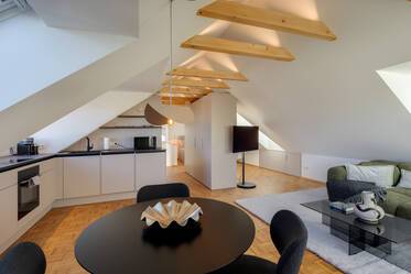 High-quality renovated attic apartment