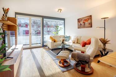 Central yet quiet 2.5-room apartment with large balcony