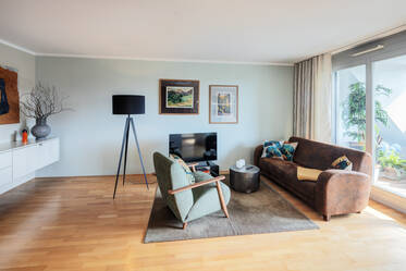 High-quality stylish attic apartment