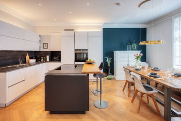 Stylish living: old building charme with modern twist