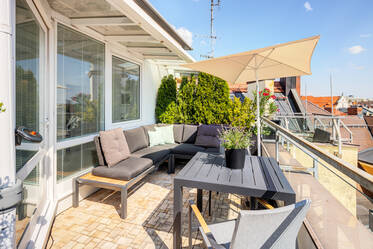 Maisonette Apartment in Haidhausen with Roof Terrace