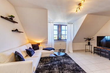 Bright Attic Apartment in a Quiet Outskirts Location in Eching
