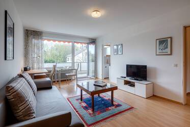 Furnished apartment with generous balcony