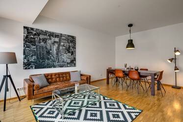 Spacious roof terrace apartment near Königsplatz