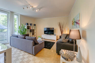 Bright 2-room apartment with two balconies