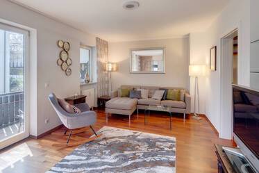 Furnished 3-room maisonette with three balconies