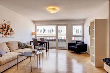 Modern 1-room apartment in the University quarter for rent