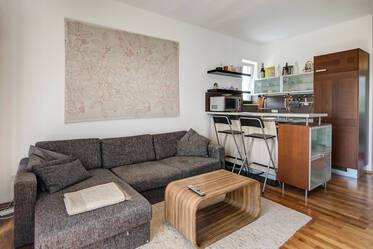 Hadern: furnished 2-room apartment, near U6