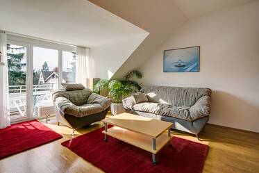 Furnished 2-room attic apartment for rent 