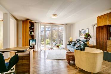 Beautiful garden apartment with two bedrooms