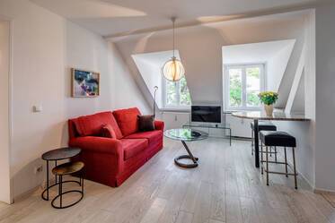 Glockenbachviertel: gorgeous attic apartment