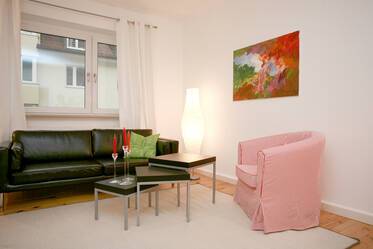Lovely, bright 2-room apartment in Munich-Maxvorstadt