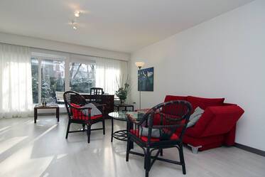 Beautiful, furnished 2-room garden apartment in Munich-Solln