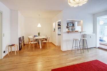 Furnished 2-apartment with garden near Kolumbusplatz