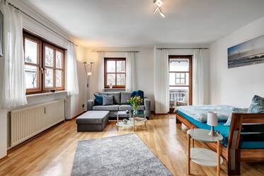 Spacious 1-room apartment with separate kitchen