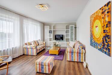 Quiet apartment surrounded by greenery