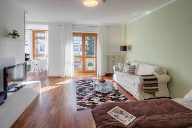 Munich-Harlaching: 1-room apartment with internet flatrate