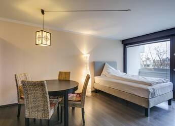 At the Olympiapark: furnished 1-room apartment 