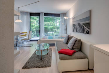 Exklusive, möblierte Terrassenwohnung